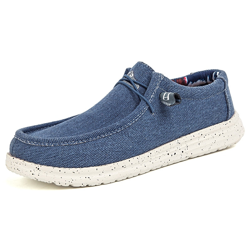 Denim Canvas Loafers