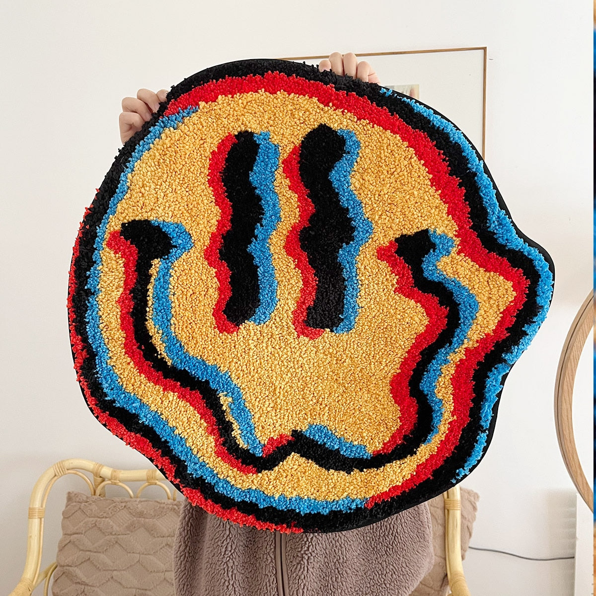 Trippy Smiley Rug