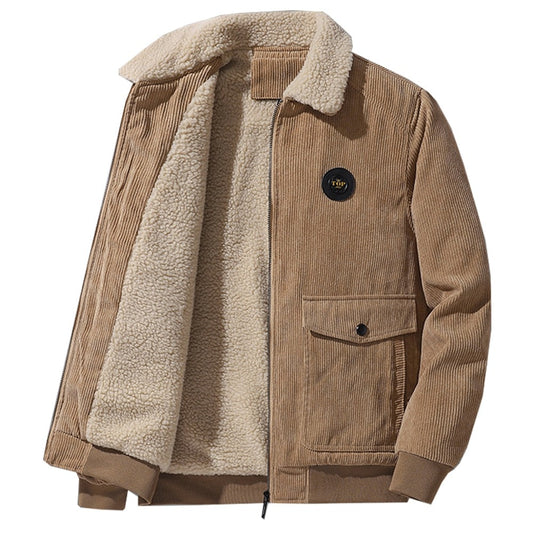 Fur Corduroy Jacket